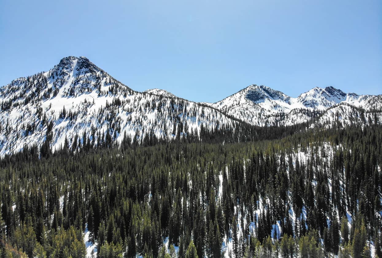 Blue Mountains in Eastern Oregon near Pendleton